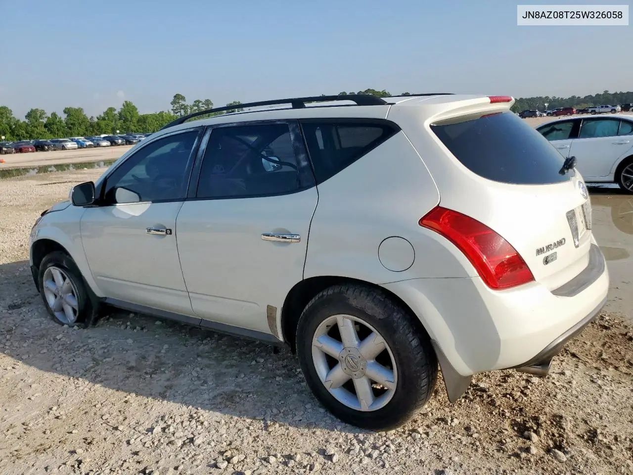 2005 Nissan Murano Sl VIN: JN8AZ08T25W326058 Lot: 59896515