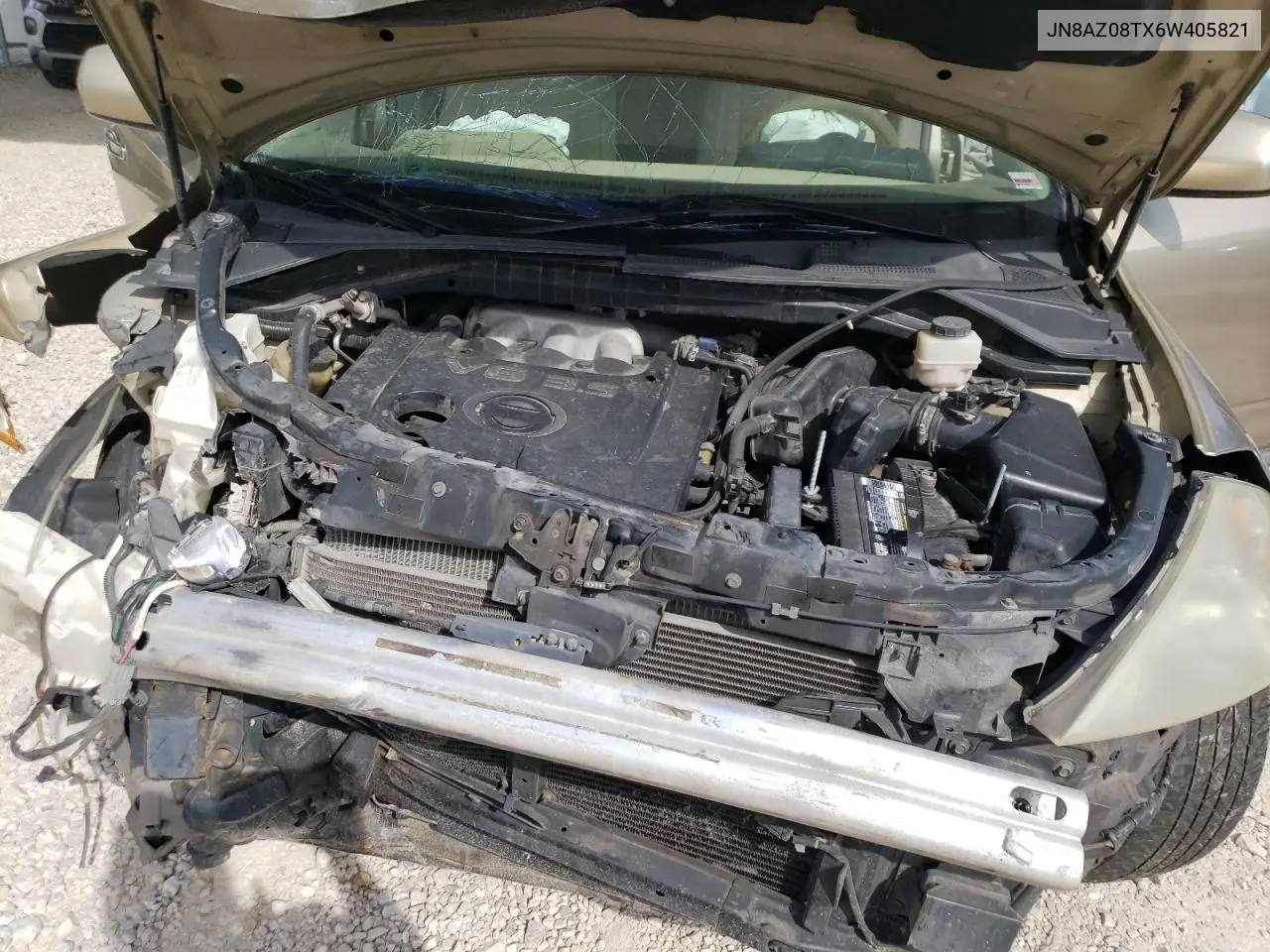 2006 Nissan Murano Sl VIN: JN8AZ08TX6W405821 Lot: 51980445