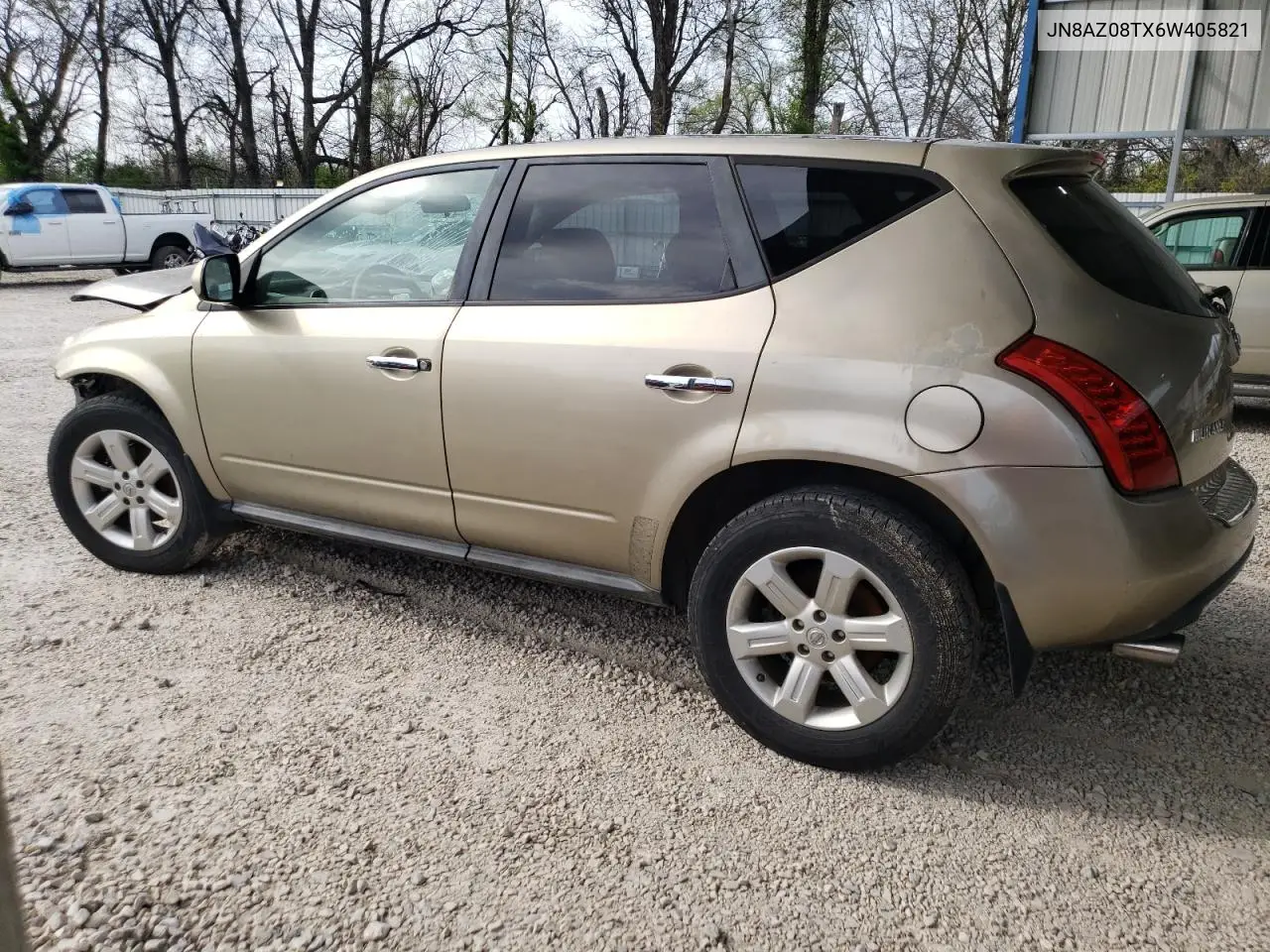 2006 Nissan Murano Sl VIN: JN8AZ08TX6W405821 Lot: 51980445