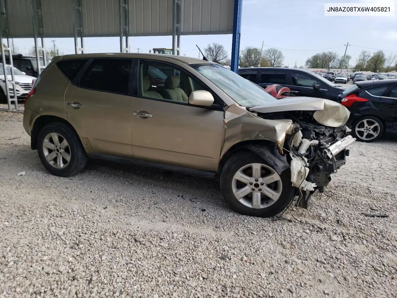 2006 Nissan Murano Sl VIN: JN8AZ08TX6W405821 Lot: 51980445
