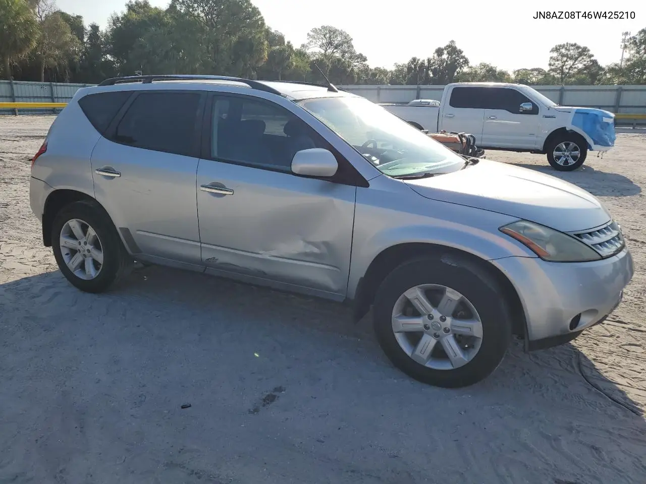 2006 Nissan Murano Sl VIN: JN8AZ08T46W425210 Lot: 54590965