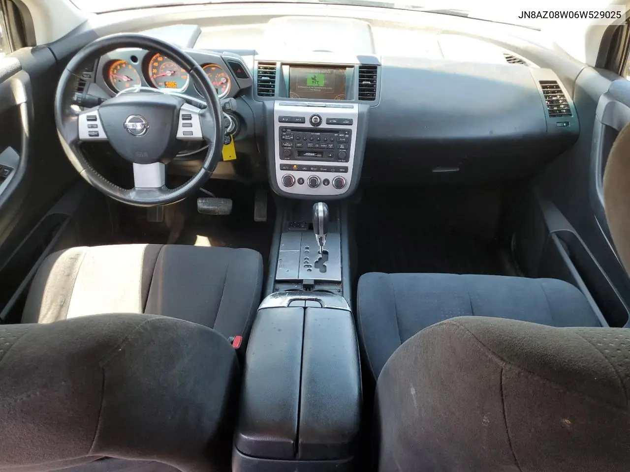 2006 Nissan Murano Sl VIN: JN8AZ08W06W529025 Lot: 55822745