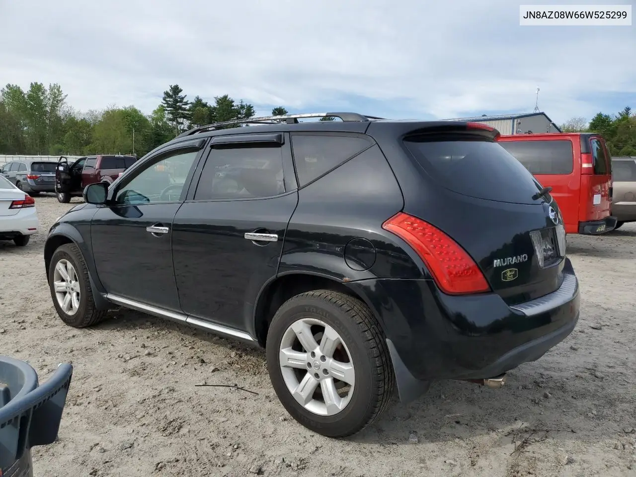 2006 Nissan Murano Sl VIN: JN8AZ08W66W525299 Lot: 56001605