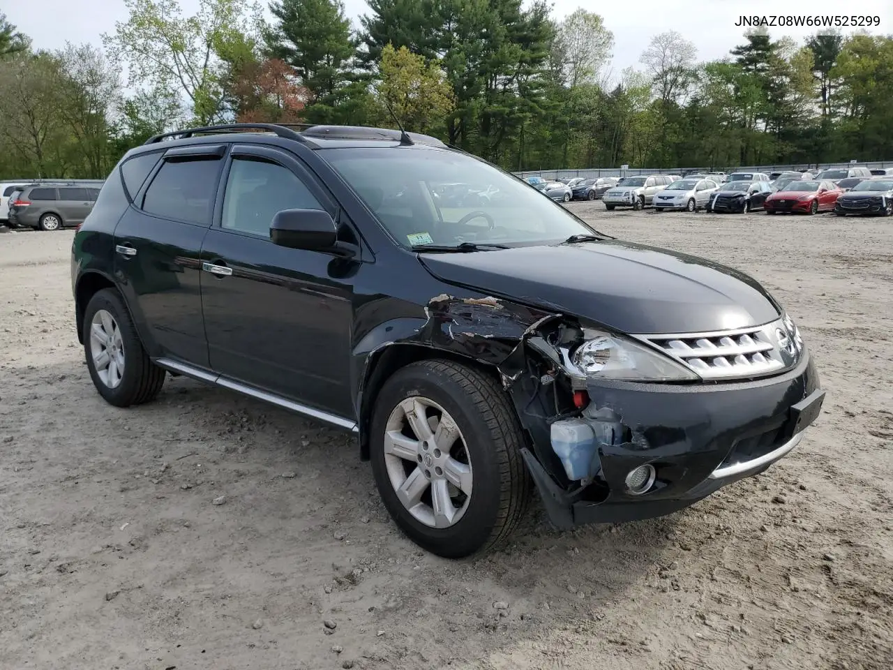 2006 Nissan Murano Sl VIN: JN8AZ08W66W525299 Lot: 56001605