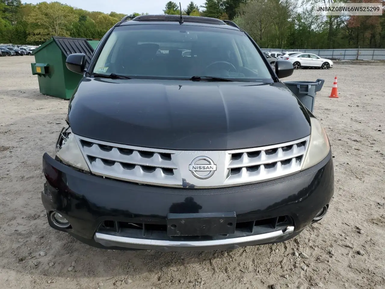 2006 Nissan Murano Sl VIN: JN8AZ08W66W525299 Lot: 56001605