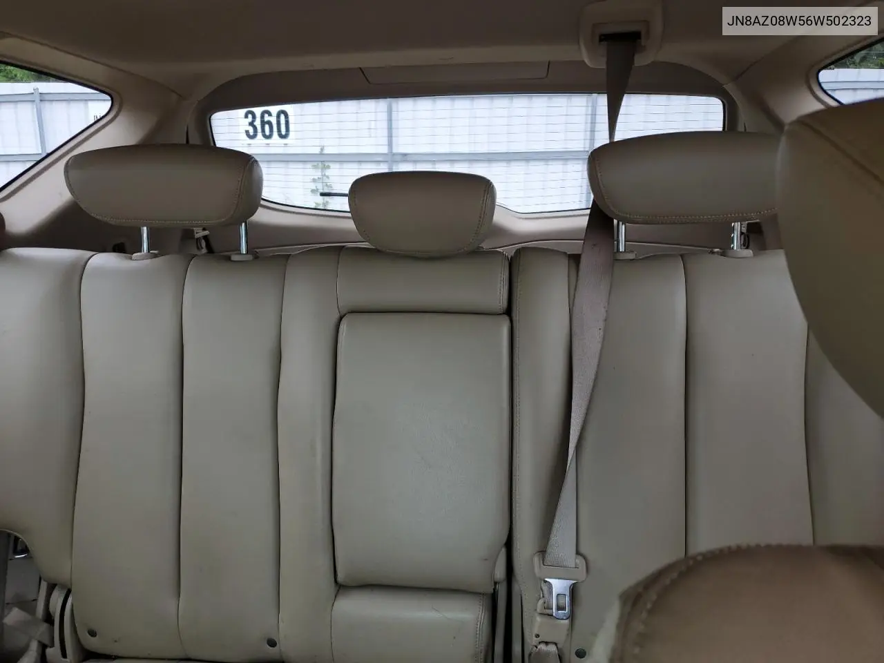 2006 Nissan Murano Sl VIN: JN8AZ08W56W502323 Lot: 56939955
