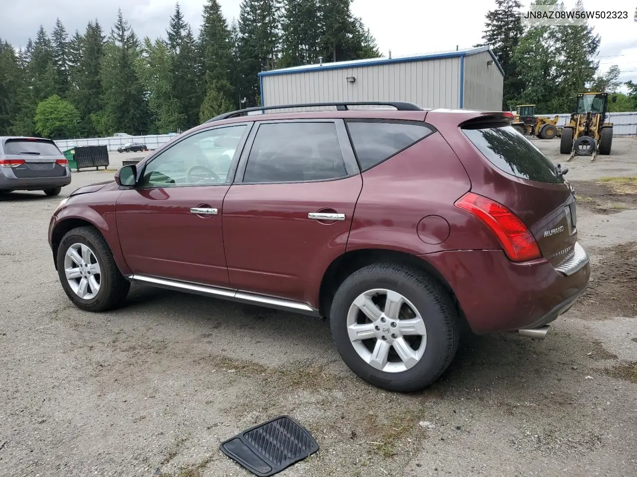 2006 Nissan Murano Sl VIN: JN8AZ08W56W502323 Lot: 56939955