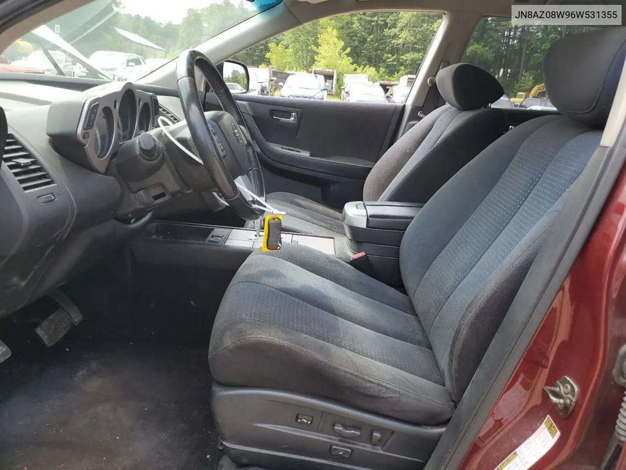 2006 Nissan Murano Sl VIN: JN8AZ08W96W531355 Lot: 59662445