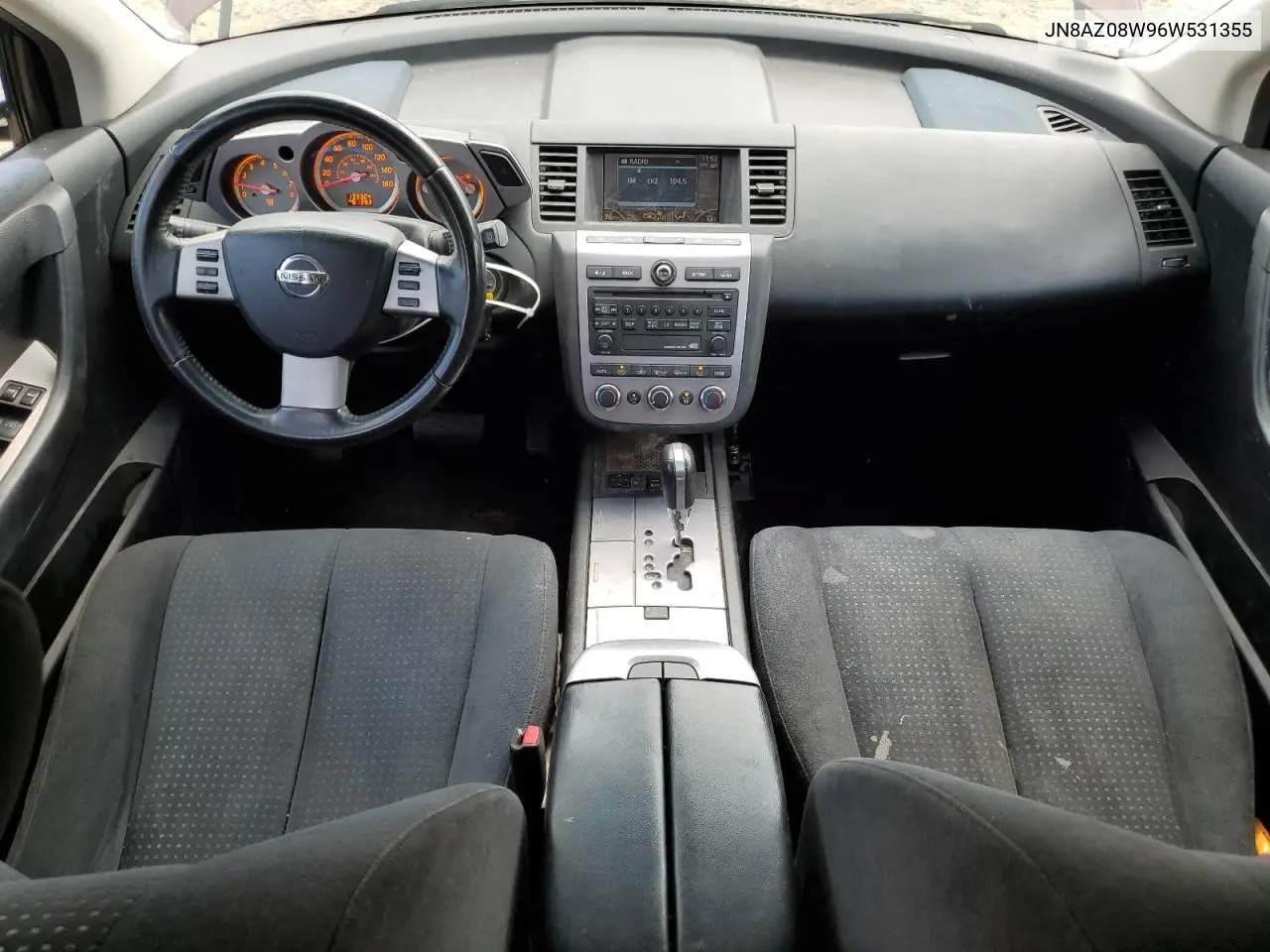 2006 Nissan Murano Sl VIN: JN8AZ08W96W531355 Lot: 59662445
