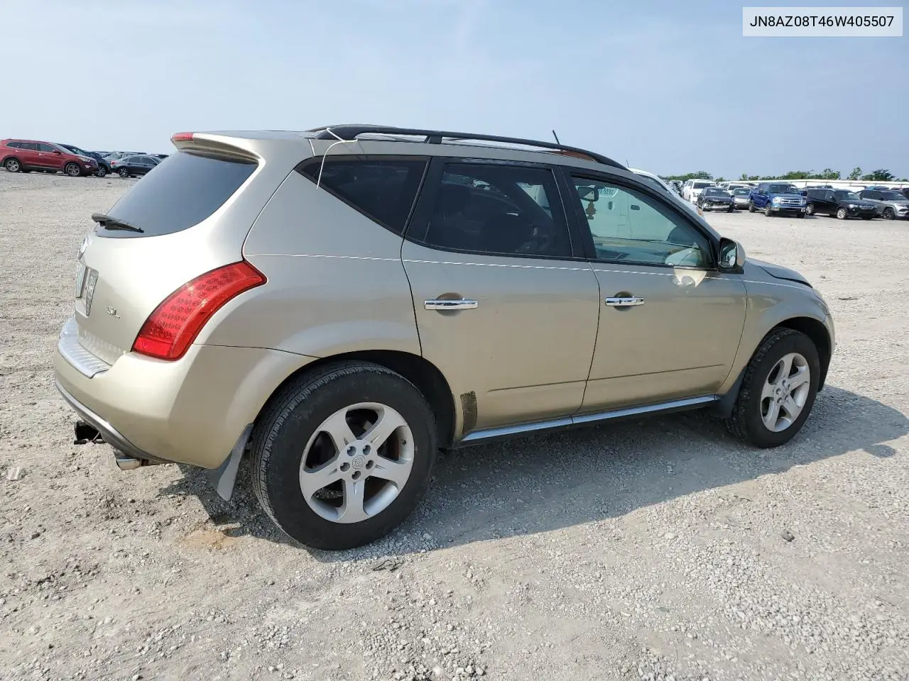 2006 Nissan Murano Sl VIN: JN8AZ08T46W405507 Lot: 60439735