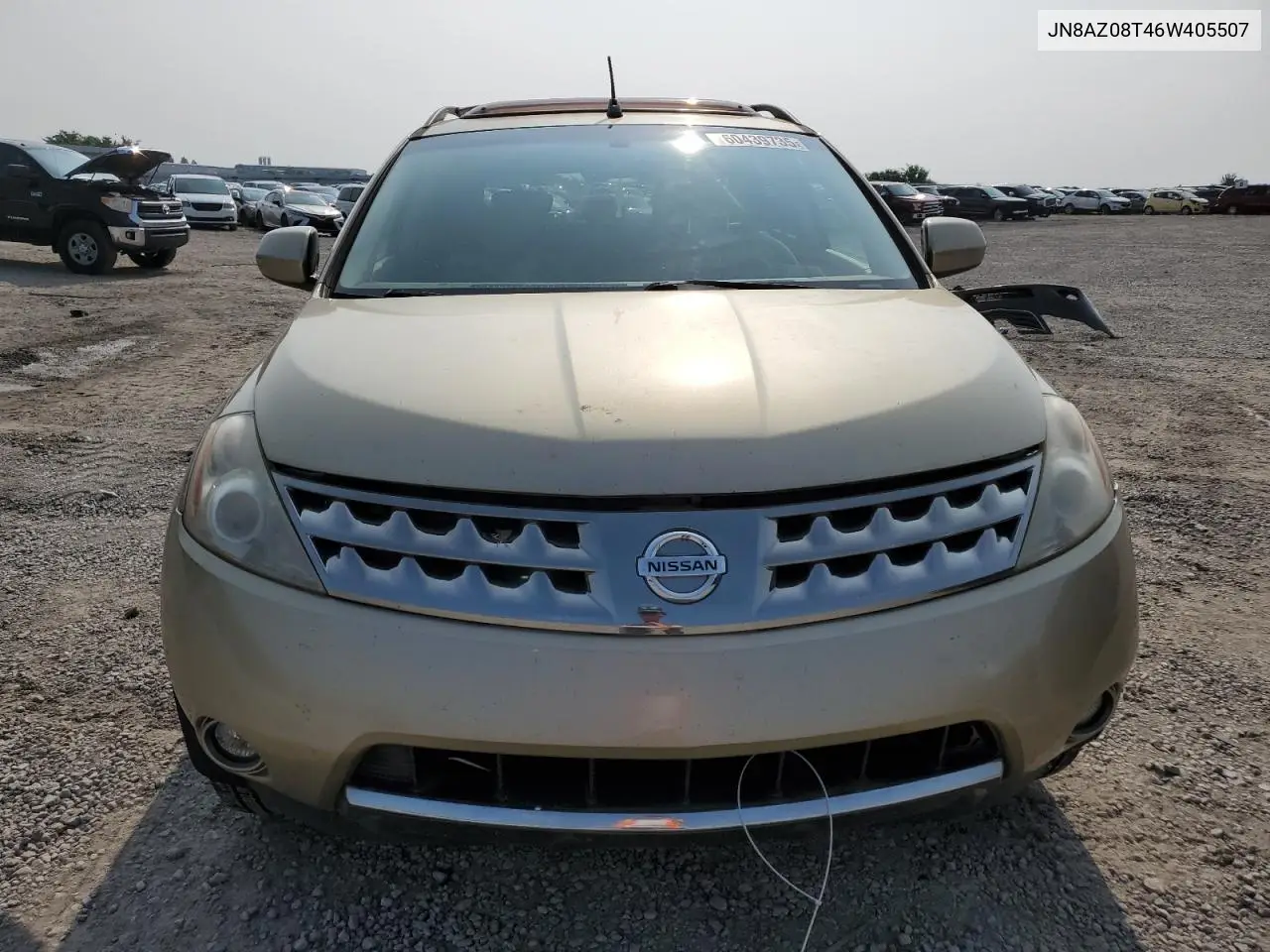 2006 Nissan Murano Sl VIN: JN8AZ08T46W405507 Lot: 60439735