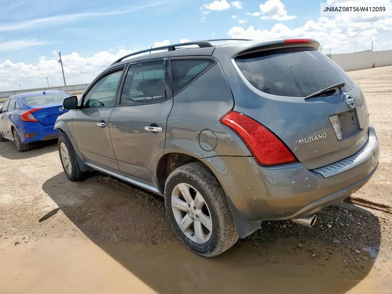 2006 Nissan Murano Sl VIN: JN8AZ08T56W412059 Lot: 60700255