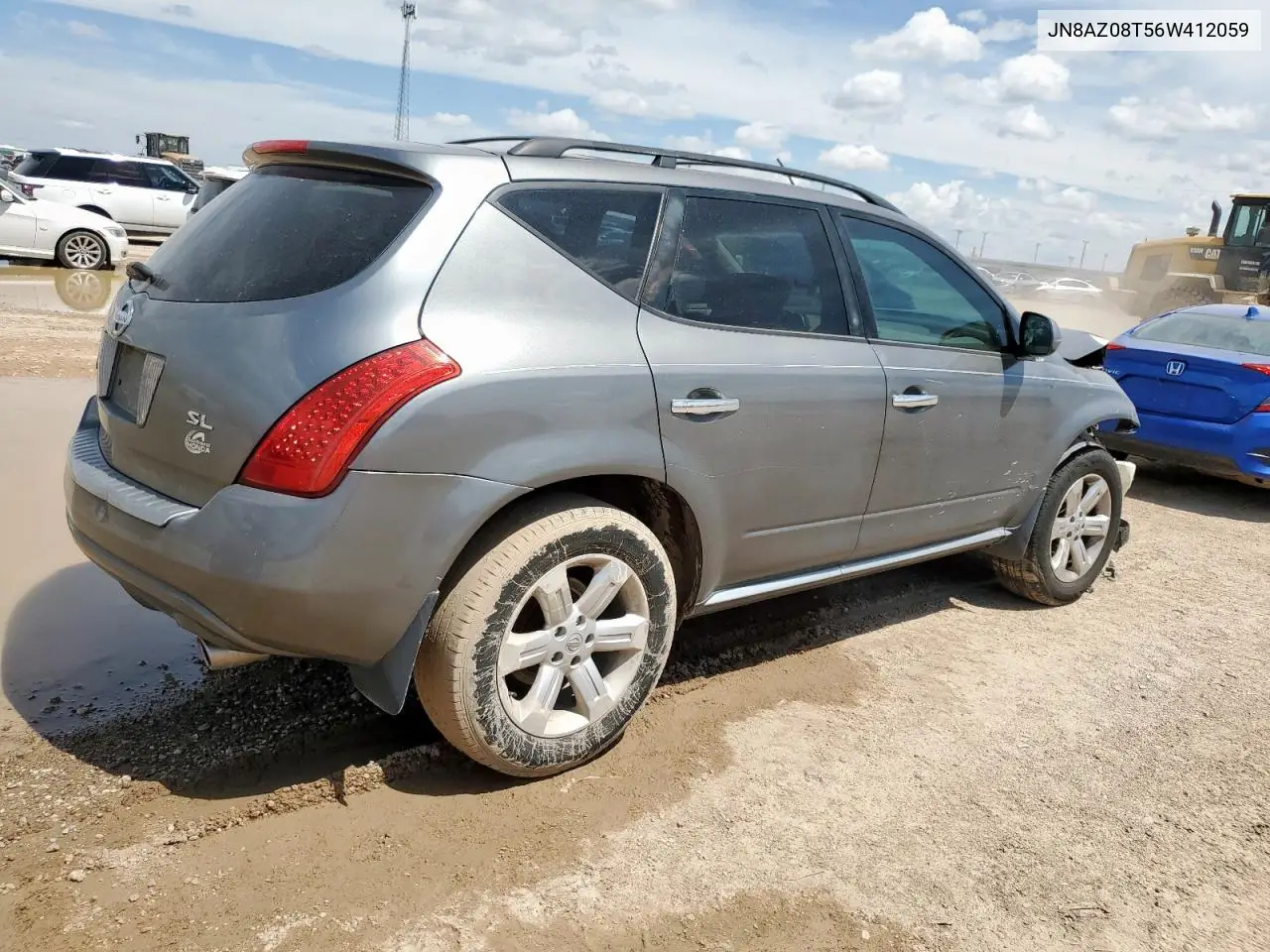 2006 Nissan Murano Sl VIN: JN8AZ08T56W412059 Lot: 60700255