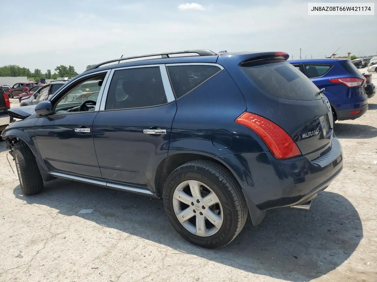 2006 Nissan Murano Sl VIN: JN8AZ08T66W421174 Lot: 61256995