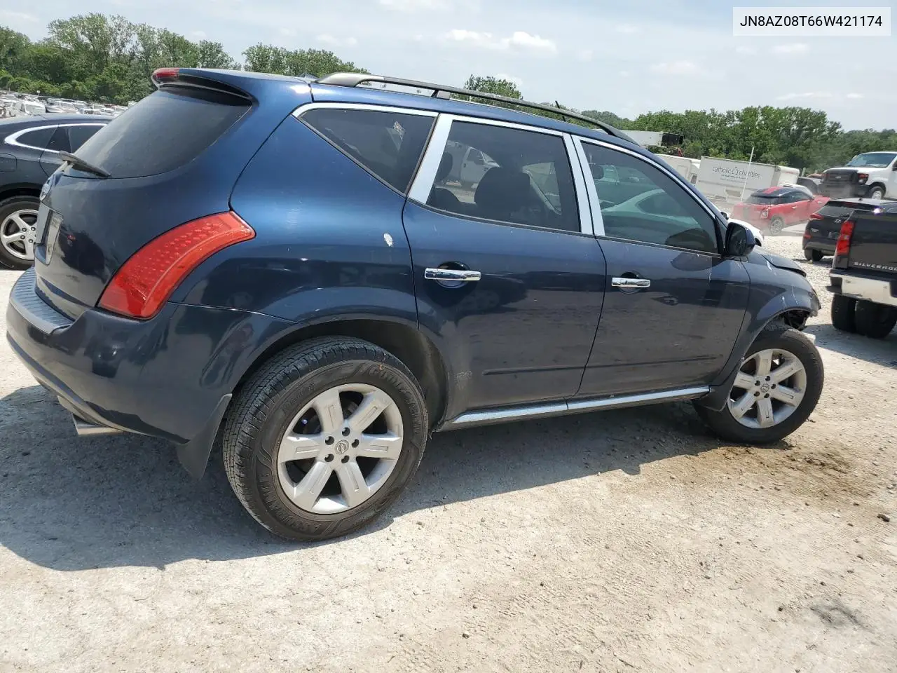 2006 Nissan Murano Sl VIN: JN8AZ08T66W421174 Lot: 61256995