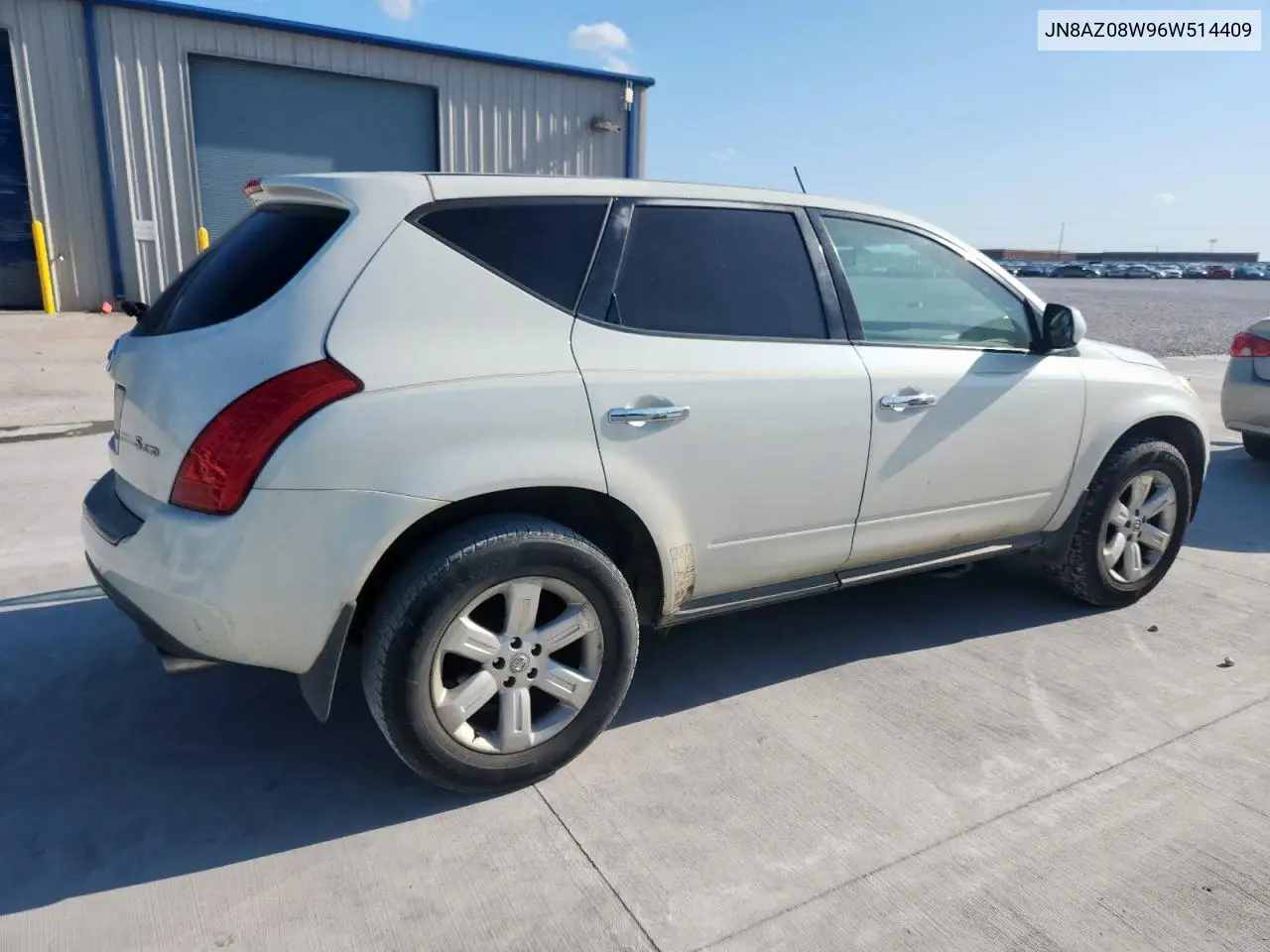 2006 Nissan Murano Sl VIN: JN8AZ08W96W514409 Lot: 61424475