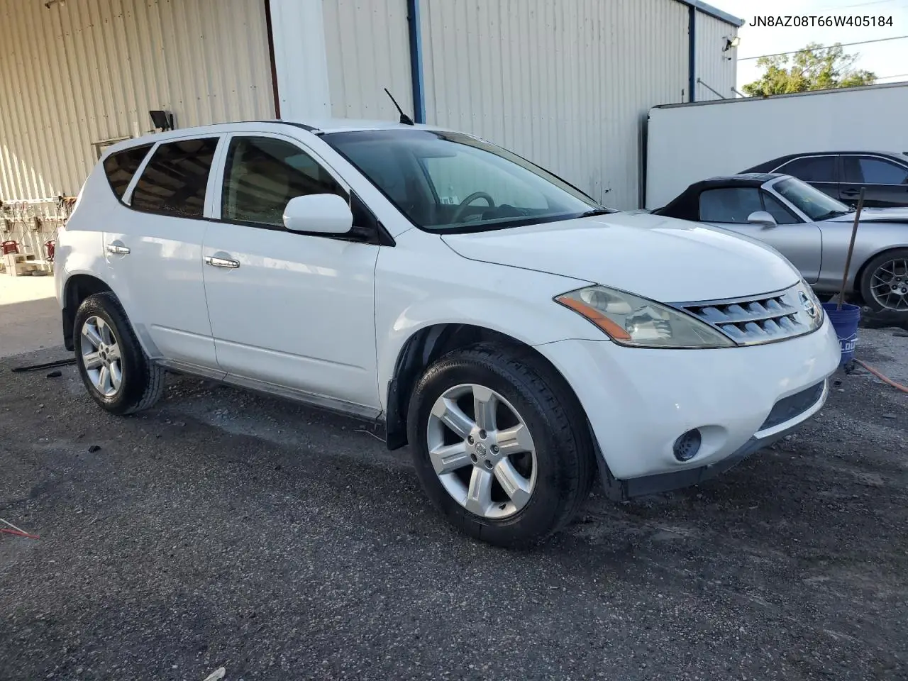 2006 Nissan Murano Sl VIN: JN8AZ08T66W405184 Lot: 63811285