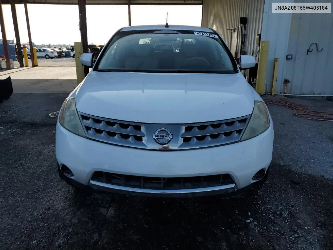2006 Nissan Murano Sl VIN: JN8AZ08T66W405184 Lot: 63811285