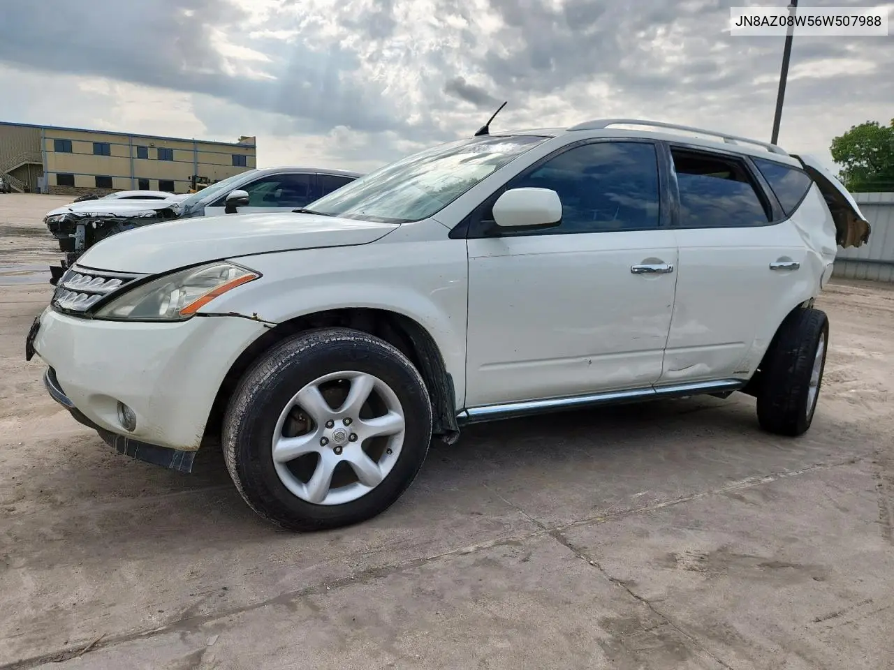 2006 Nissan Murano Sl VIN: JN8AZ08W56W507988 Lot: 63860605