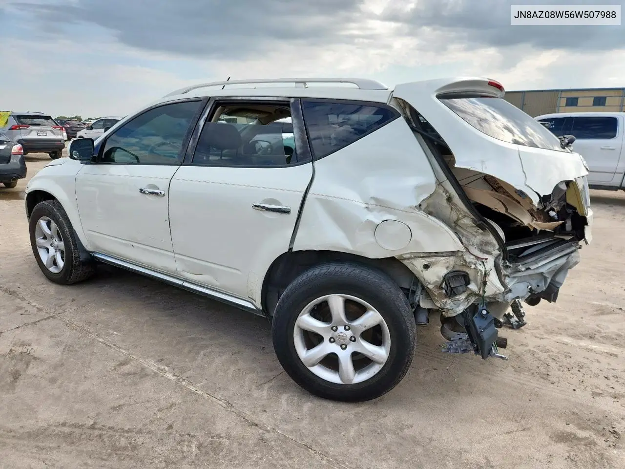 2006 Nissan Murano Sl VIN: JN8AZ08W56W507988 Lot: 63860605