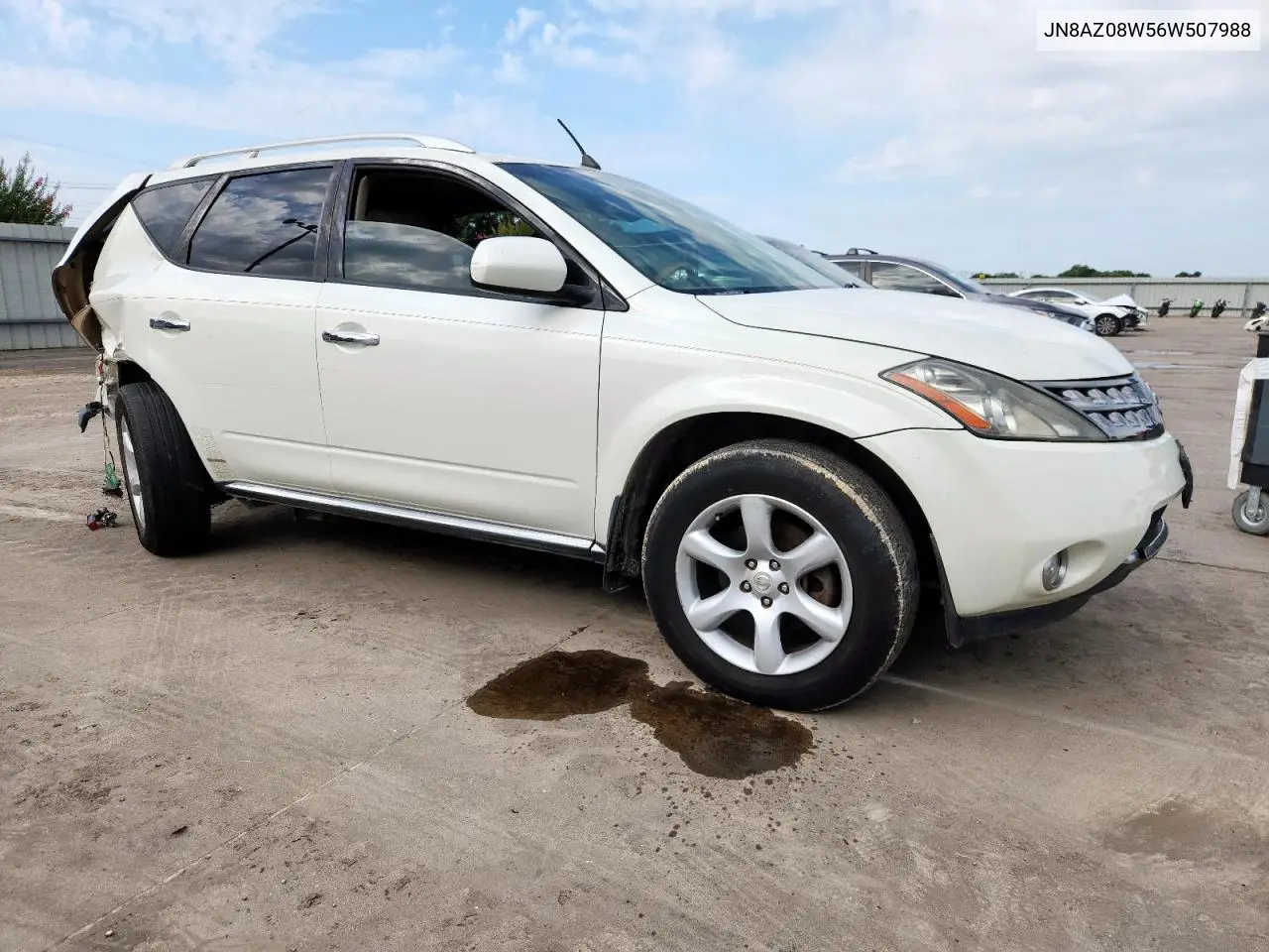 2006 Nissan Murano Sl VIN: JN8AZ08W56W507988 Lot: 63860605