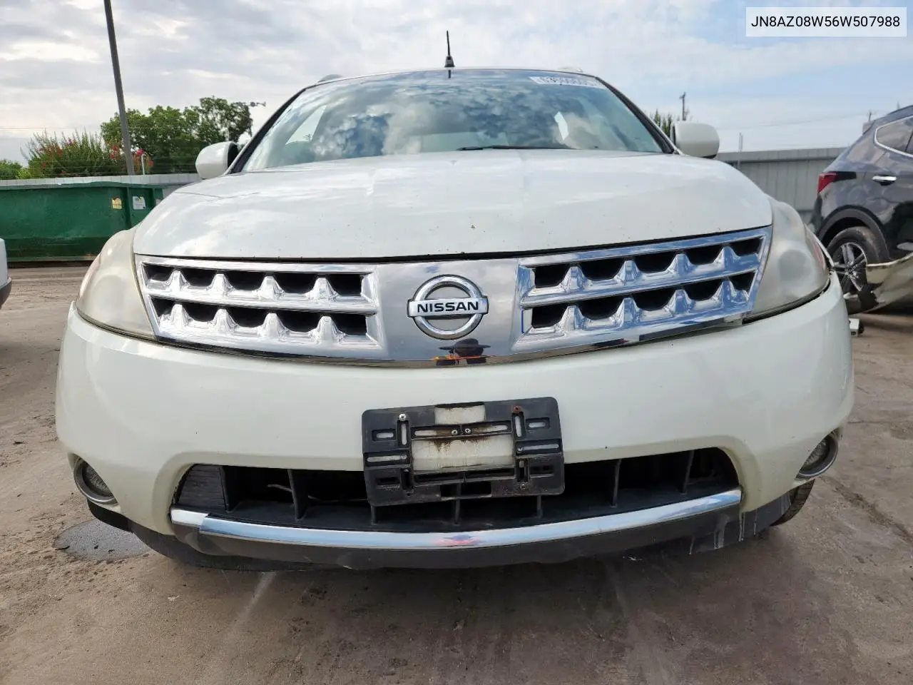 2006 Nissan Murano Sl VIN: JN8AZ08W56W507988 Lot: 63860605