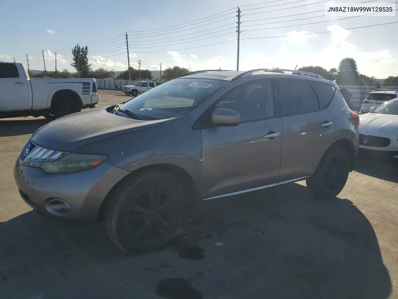 2009 Nissan Murano S VIN: JN8AZ18W99W128535 Lot: 42794145