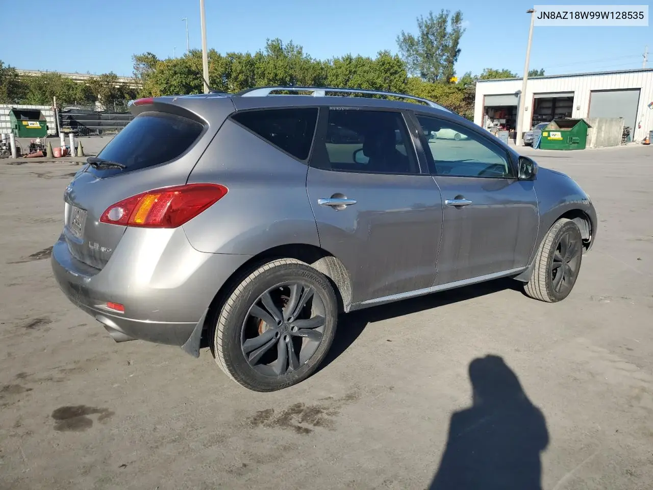 2009 Nissan Murano S VIN: JN8AZ18W99W128535 Lot: 42794145
