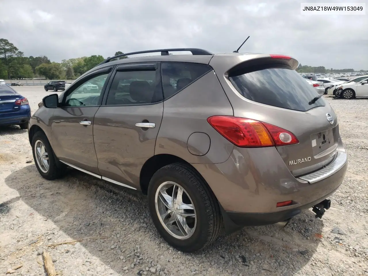 2009 Nissan Murano S VIN: JN8AZ18W49W153049 Lot: 51048885
