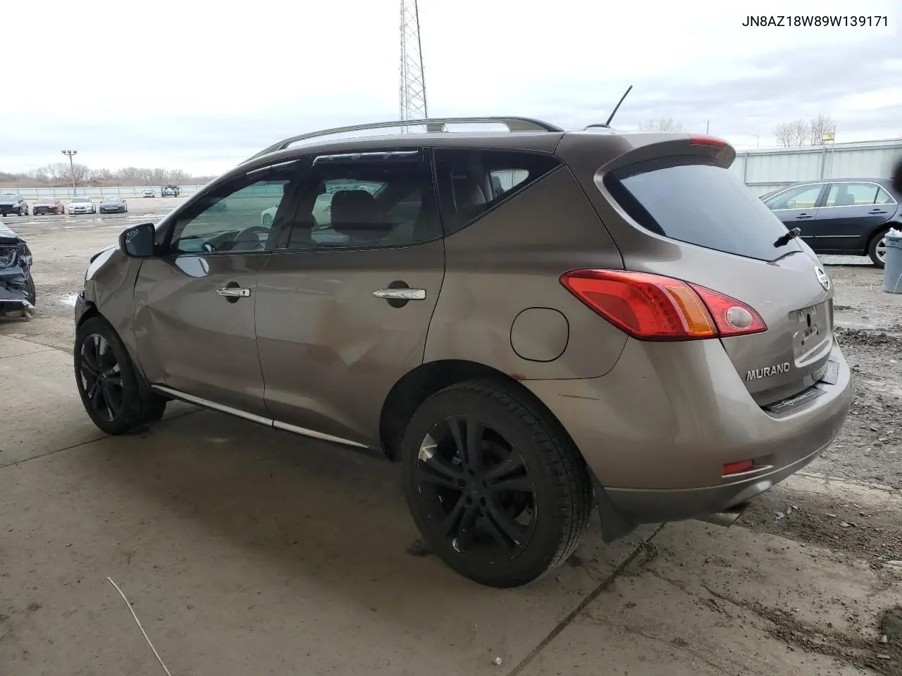 2009 Nissan Murano S VIN: JN8AZ18W89W139171 Lot: 51165365