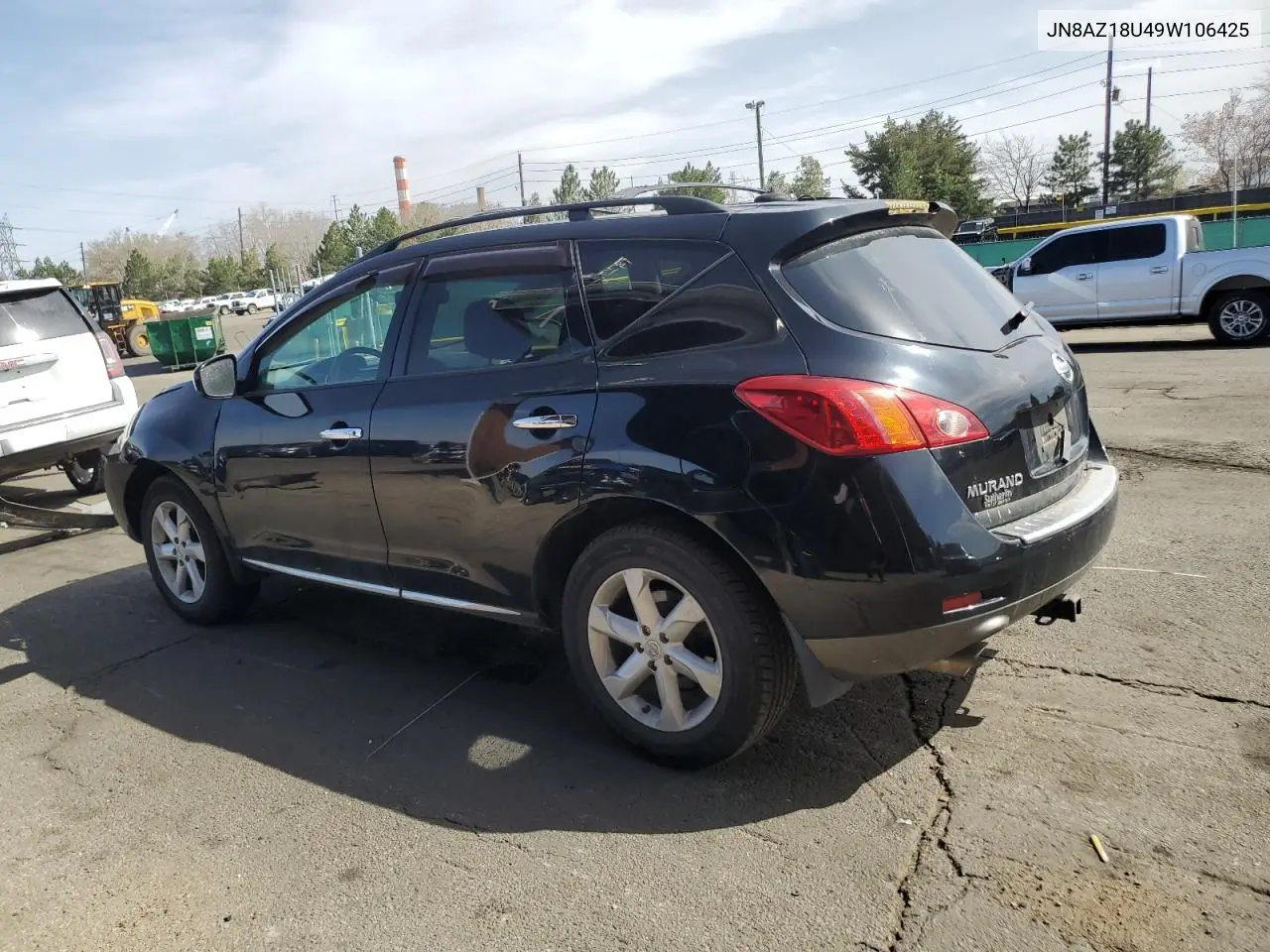 2009 Nissan Murano S VIN: JN8AZ18U49W106425 Lot: 52638295