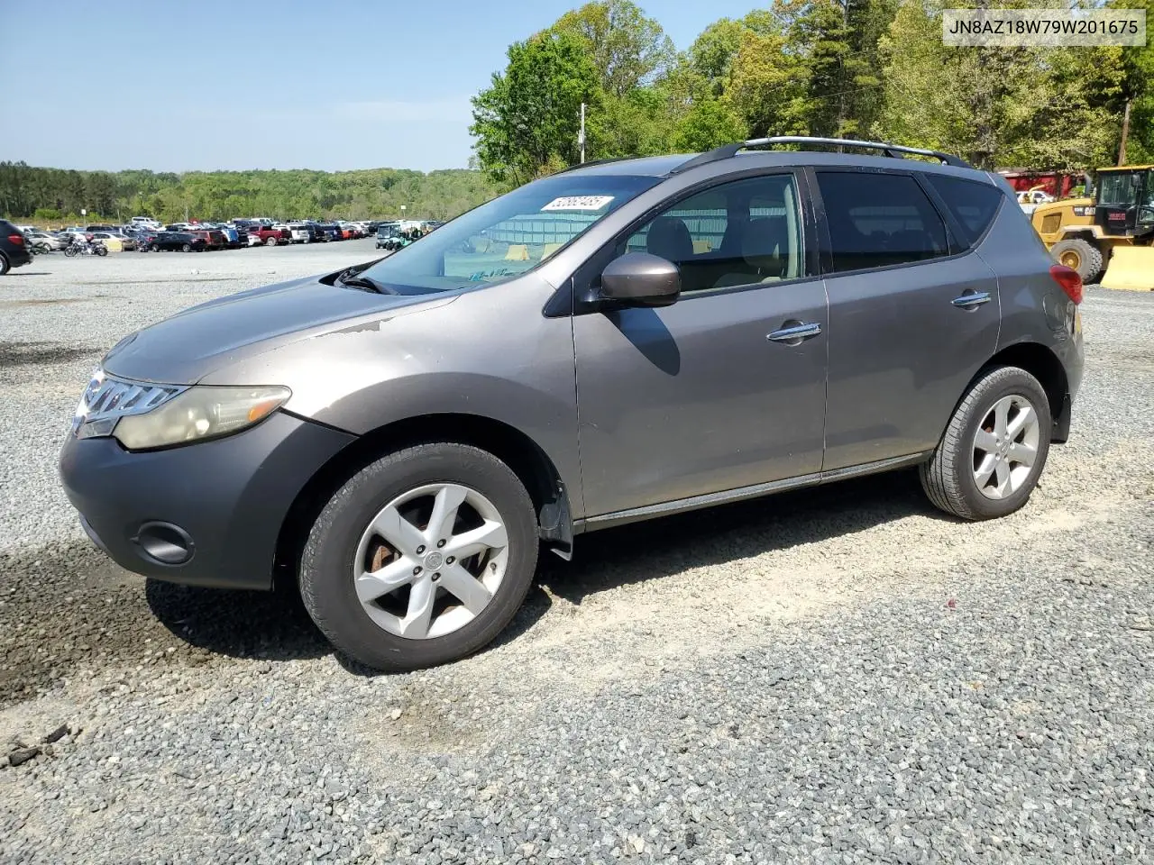 2009 Nissan Murano S VIN: JN8AZ18W79W201675 Lot: 52862485