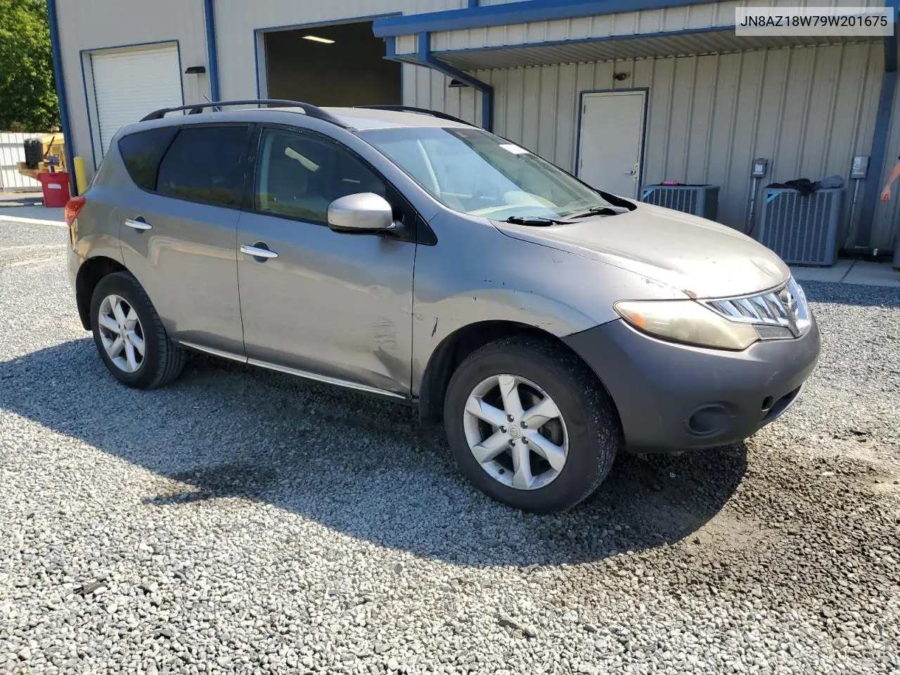 2009 Nissan Murano S VIN: JN8AZ18W79W201675 Lot: 52862485