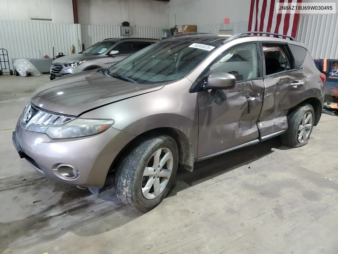 2009 Nissan Murano S VIN: JN8AZ18U69W030495 Lot: 54045835