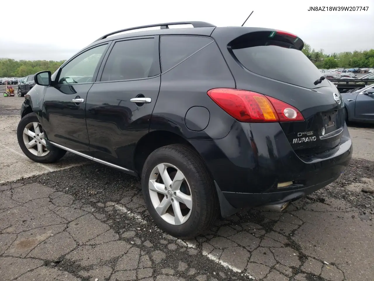 2009 Nissan Murano S VIN: JN8AZ18W39W207747 Lot: 54925225