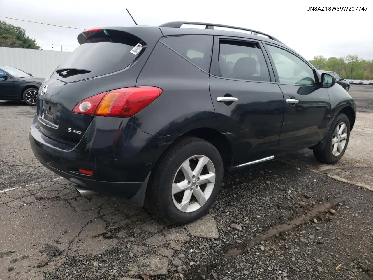 2009 Nissan Murano S VIN: JN8AZ18W39W207747 Lot: 54925225