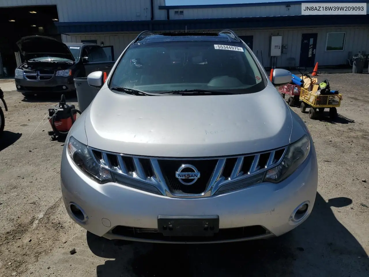 2009 Nissan Murano S VIN: JN8AZ18W39W209093 Lot: 55344975