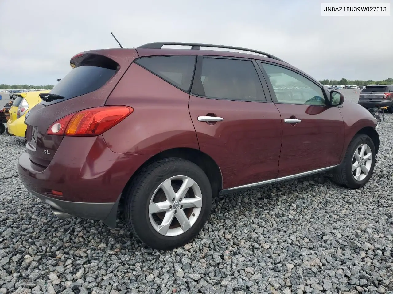 2009 Nissan Murano S VIN: JN8AZ18U39W027313 Lot: 55485095