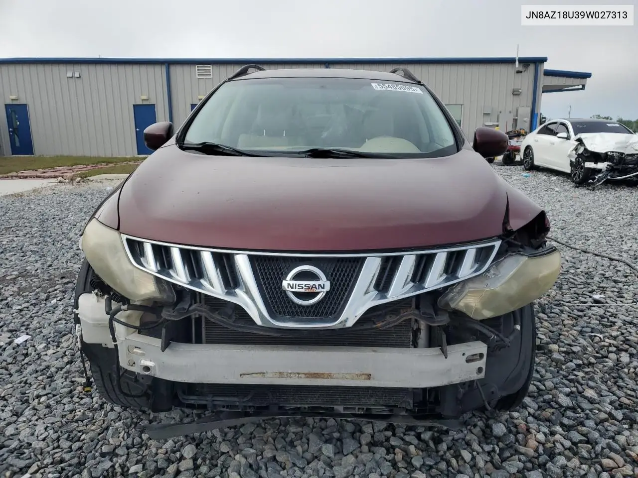 2009 Nissan Murano S VIN: JN8AZ18U39W027313 Lot: 55485095