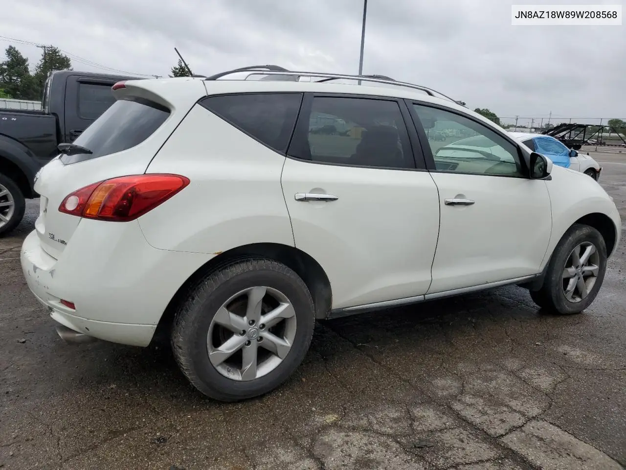 2009 Nissan Murano S VIN: JN8AZ18W89W208568 Lot: 55557315