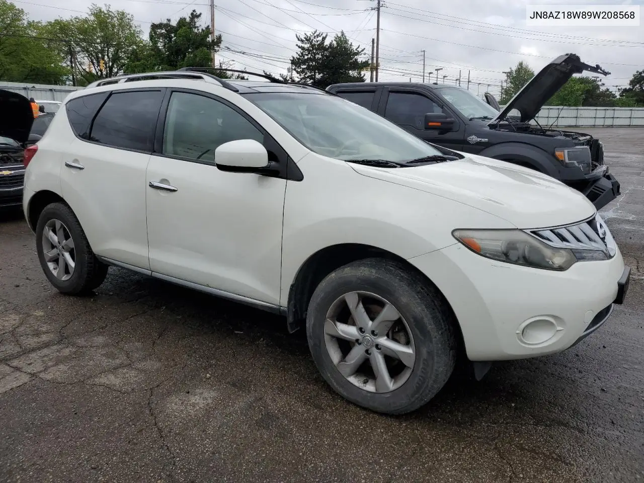 2009 Nissan Murano S VIN: JN8AZ18W89W208568 Lot: 55557315