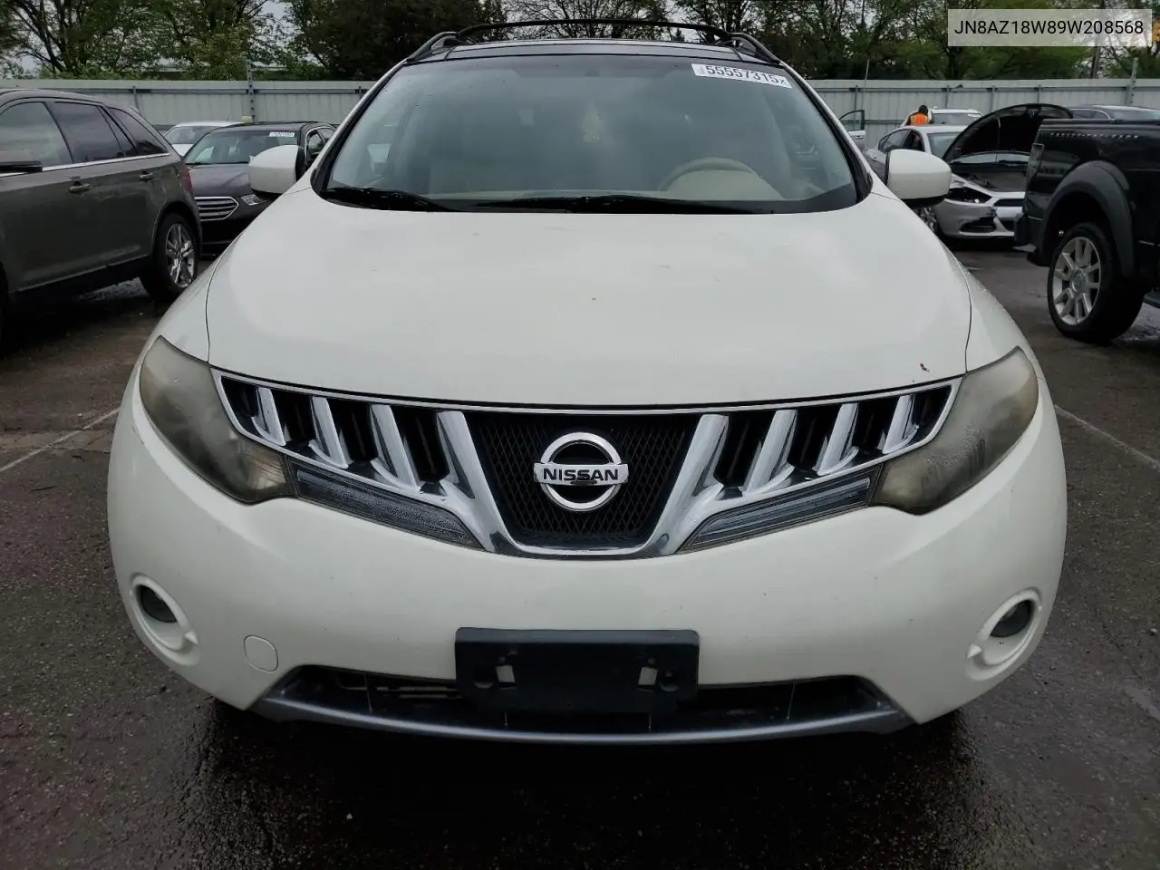 2009 Nissan Murano S VIN: JN8AZ18W89W208568 Lot: 55557315