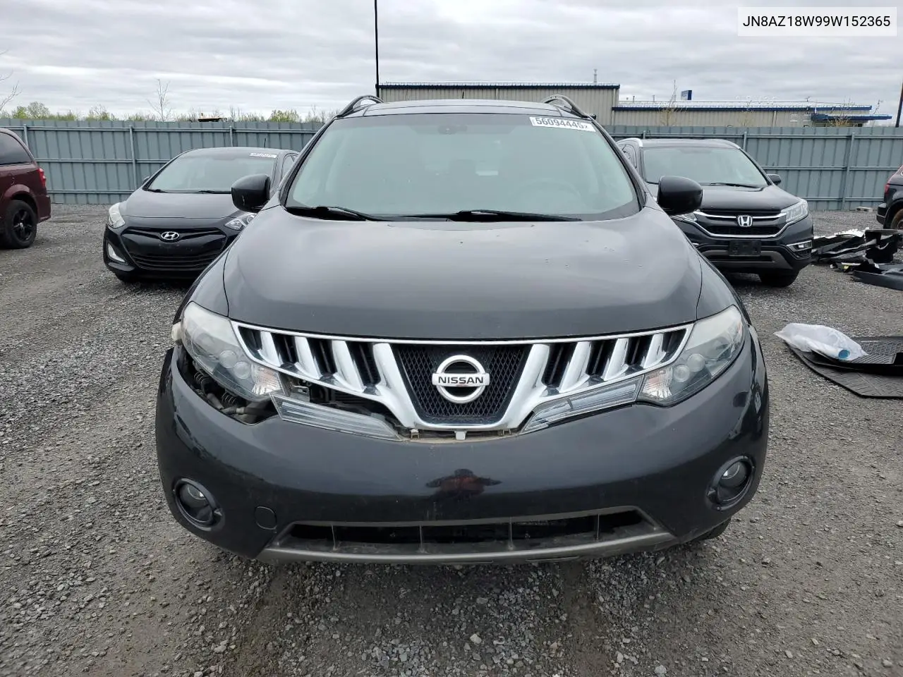 2009 Nissan Murano S VIN: JN8AZ18W99W152365 Lot: 56094445