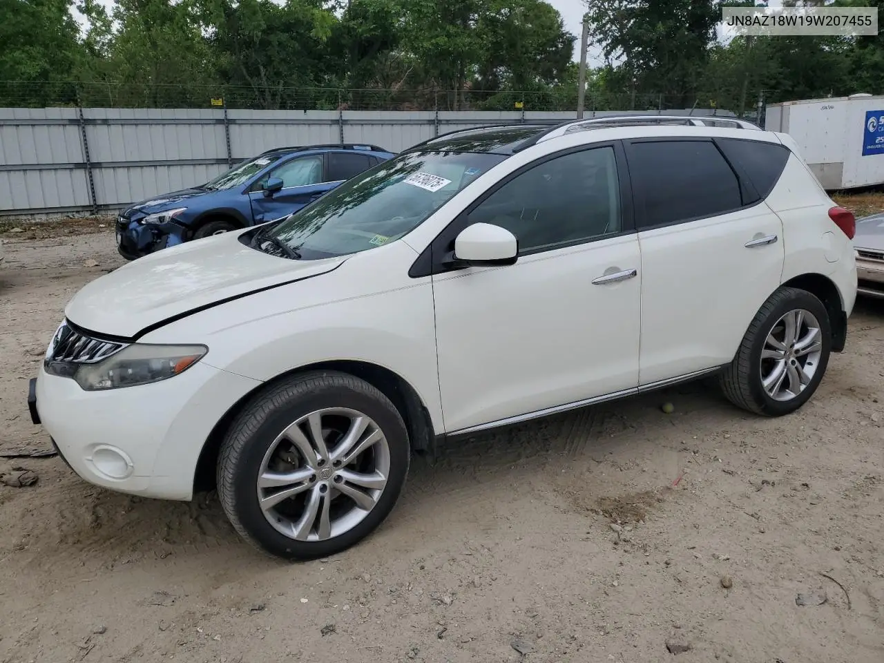 2009 Nissan Murano S VIN: JN8AZ18W19W207455 Lot: 56796075
