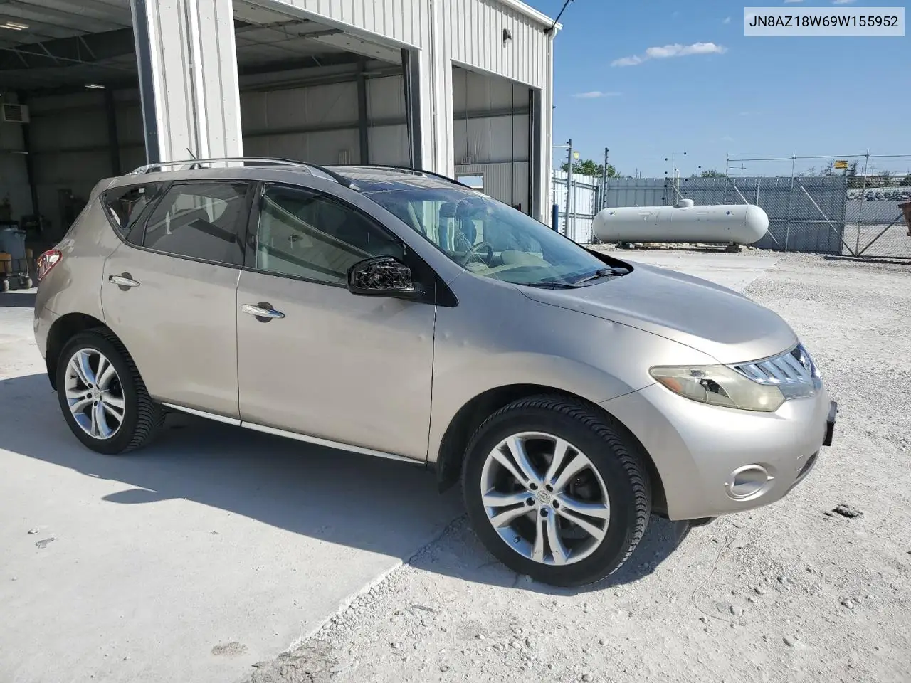 2009 Nissan Murano S VIN: JN8AZ18W69W155952 Lot: 56936625