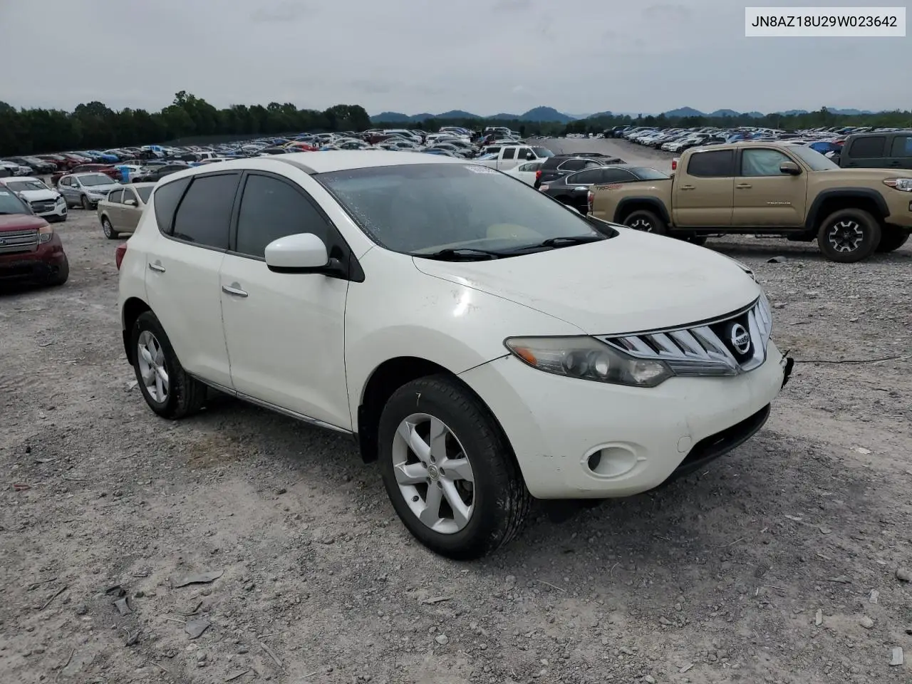 2009 Nissan Murano S VIN: JN8AZ18U29W023642 Lot: 56943475