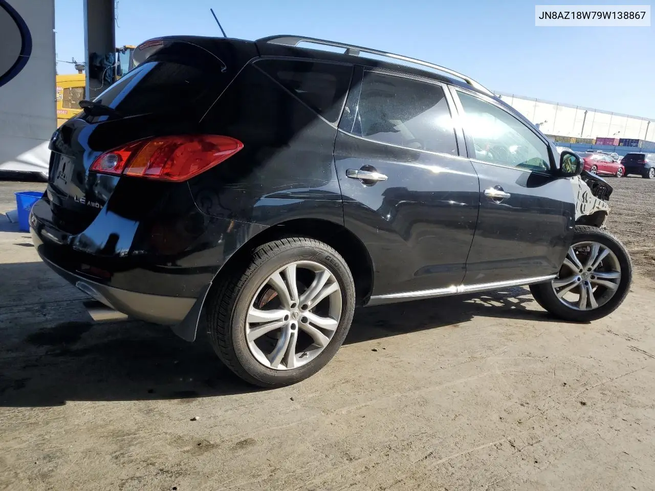 2009 Nissan Murano S VIN: JN8AZ18W79W138867 Lot: 56953975