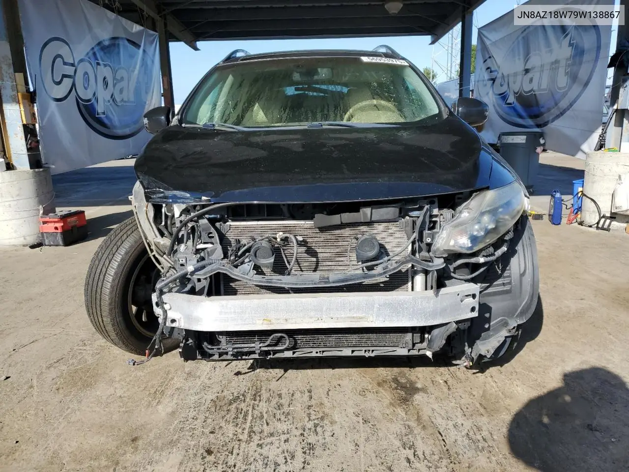 2009 Nissan Murano S VIN: JN8AZ18W79W138867 Lot: 56953975