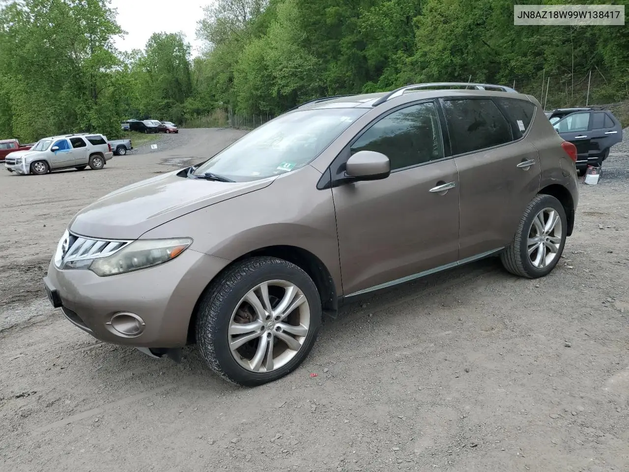 2009 Nissan Murano S VIN: JN8AZ18W99W138417 Lot: 56989485
