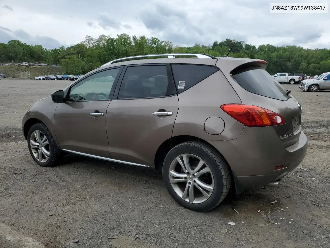 2009 Nissan Murano S VIN: JN8AZ18W99W138417 Lot: 56989485